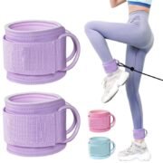 Cable Ankle Straps Neoprene Padded Ankle Cuffs - Image 4