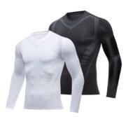 Men’s Compression Shirt Jersey Knit Thermal Top - Image 5