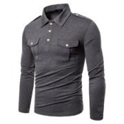 Men’s Wool Interlock Long Sleeve Shirt Jersey