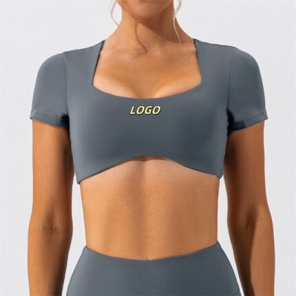 Women’s Lightweight Breathable Gym Crop Tops