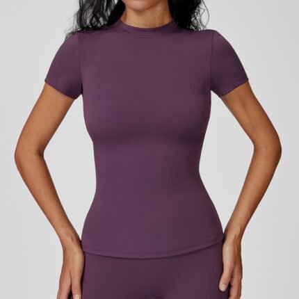 Women’s Crew Neck Super Stretchy Sports T-Shirt