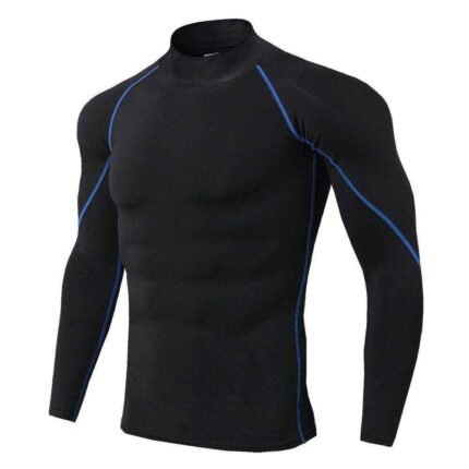 Men’s Compression Shirt Jersey Knit Thermal Top