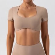 Women’s Lightweight Breathable Gym Crop Tops