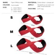 Figure 8 Weightlifting Wrist Straps - Image 3