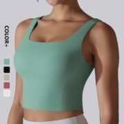Women’s Lightweight Breathable Gym Crop Tops - Image 4