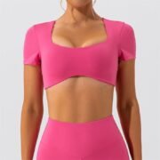 Women’s Lightweight Breathable Gym Crop Tops - Image 6