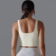 Women’s Lightweight Breathable Gym Crop Tops - Image 2