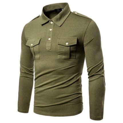 Men’s Wool Interlock Long Sleeve Shirt Jersey