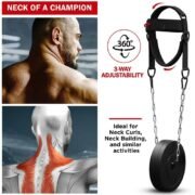 Neck Harness for Head & Neck Strength Training with Chain - Image 4